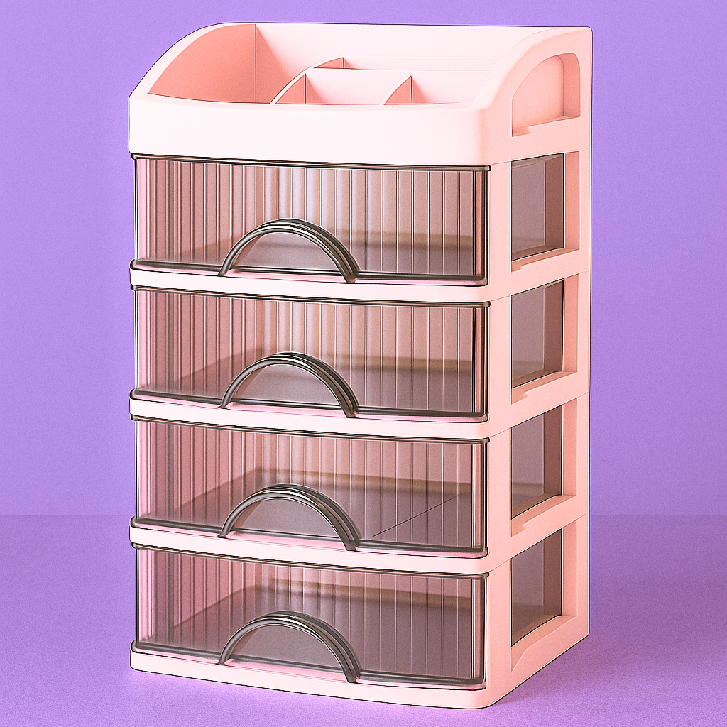 Large Capacity Makeup and Jewelry Organizer Box