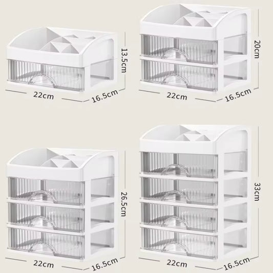 Large Capacity Makeup and Jewelry Organizer Box