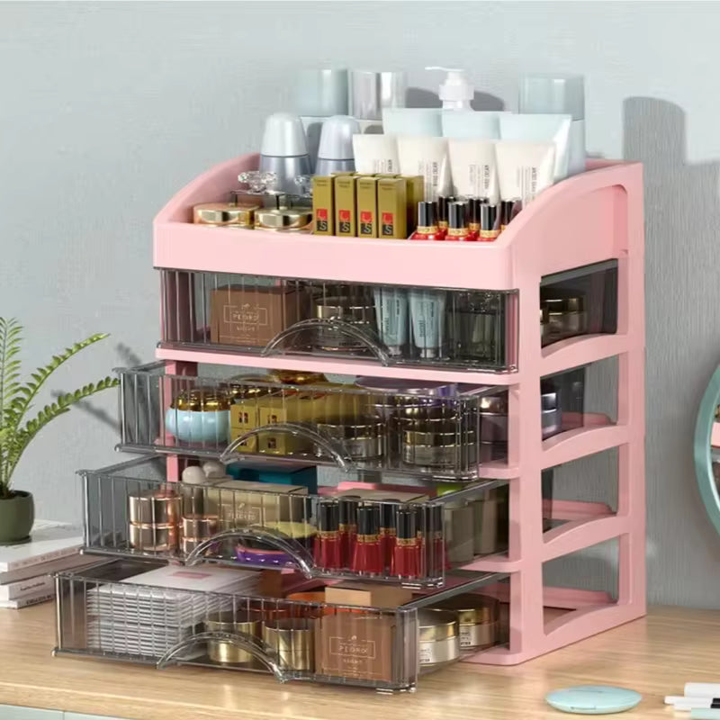 Large Capacity Makeup and Jewelry Organizer Box
