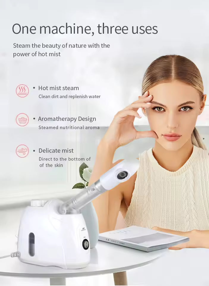 LuxSpa Pro 2-in-1 Facial Steamer